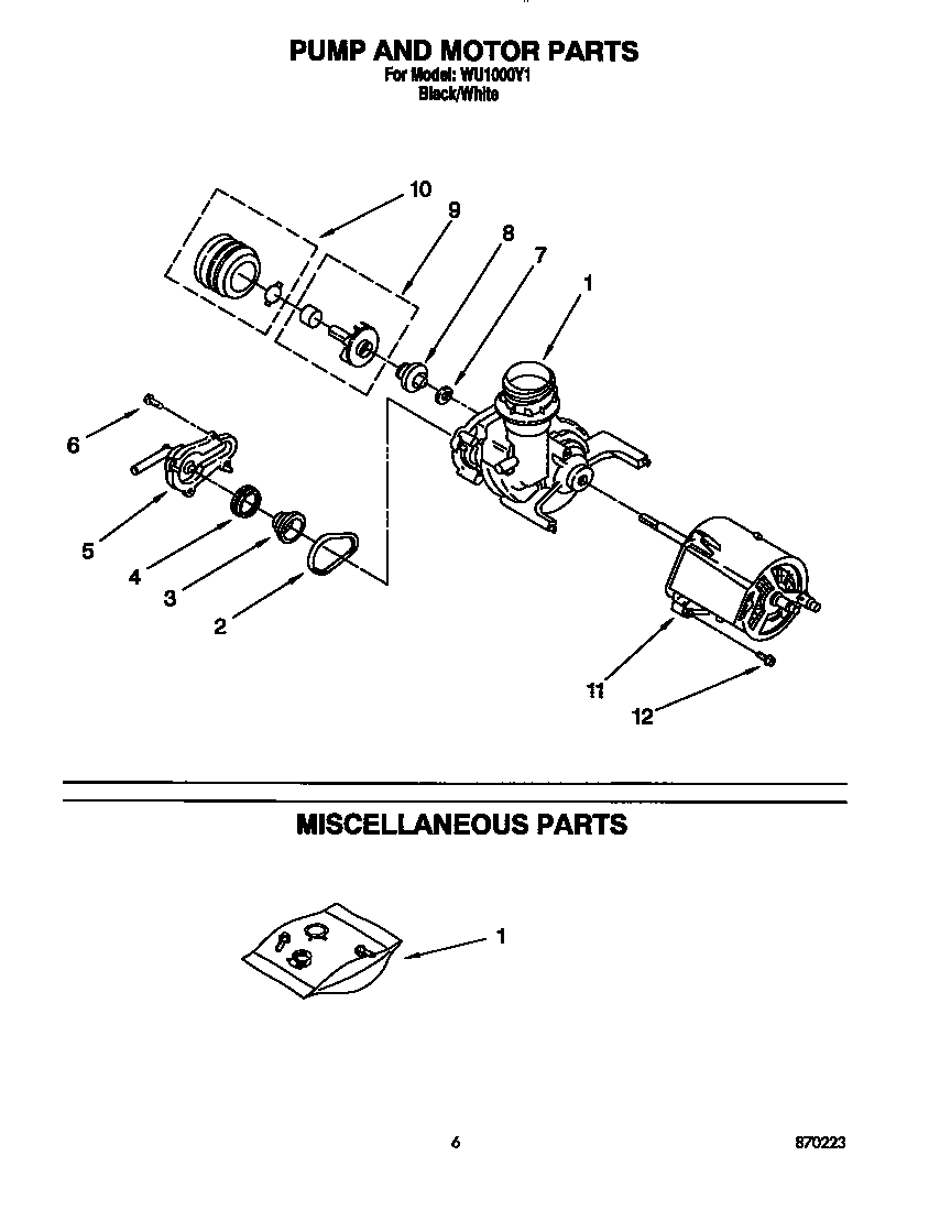 Pump and motor