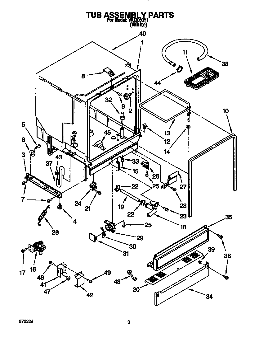 Tub assembly