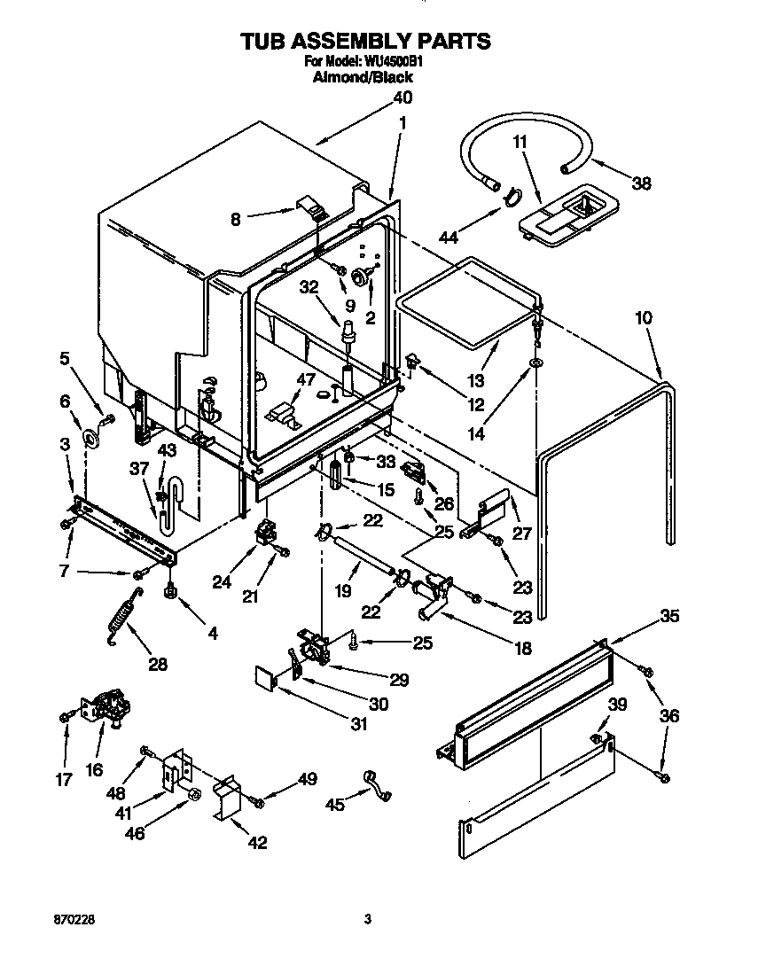 Tub assembly