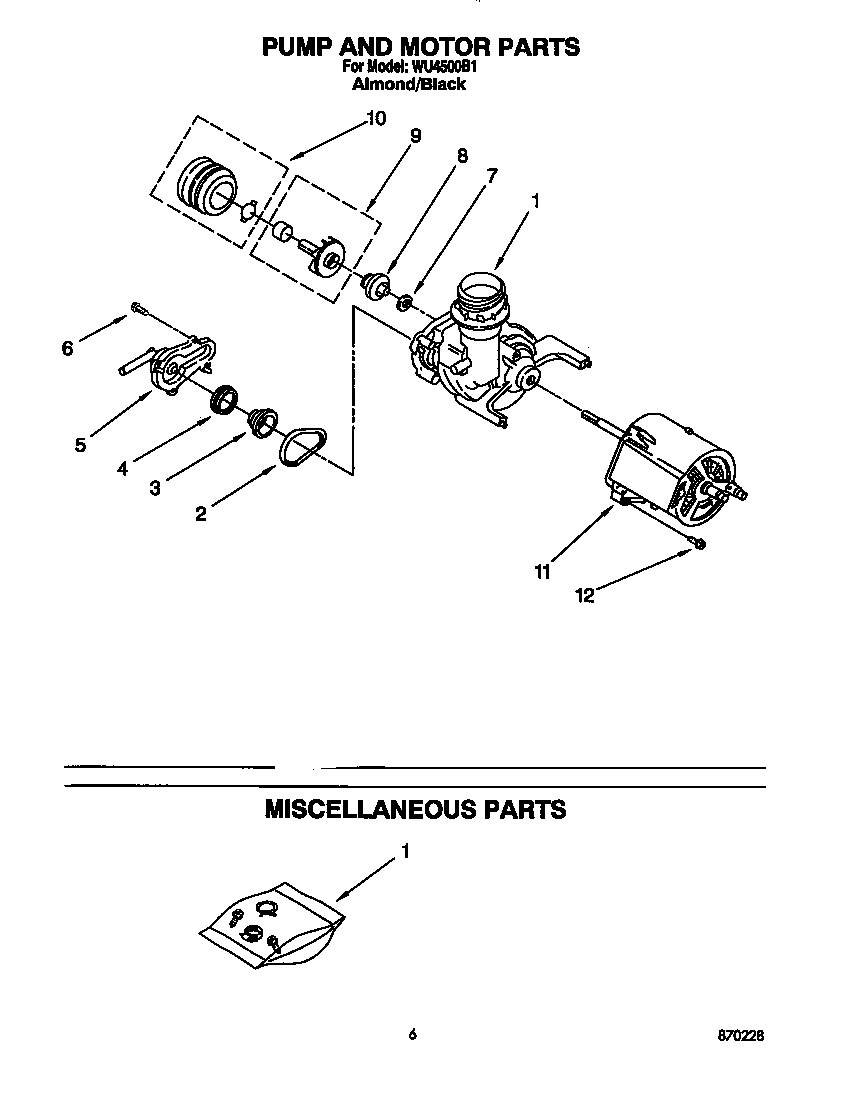 Pump and motor