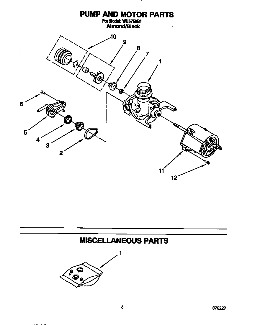 Pump and motor