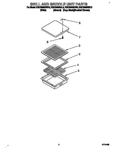 Grill and griddle unit