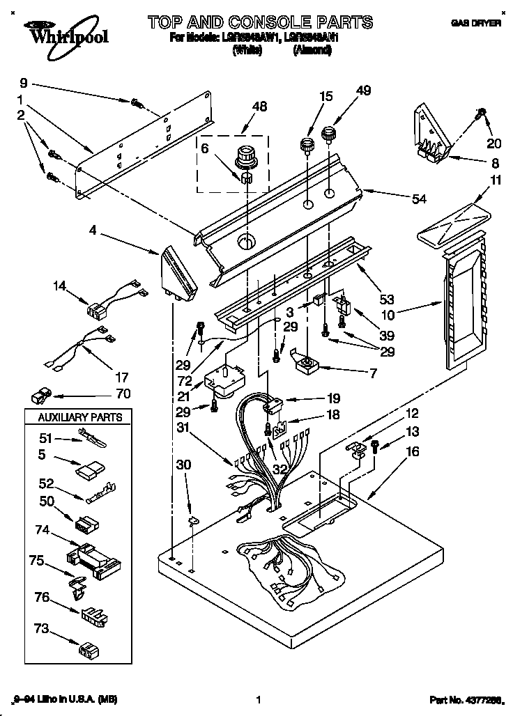 TOP AND CONSOLE