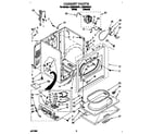 Whirlpool LGR6848AW1 cabinet diagram