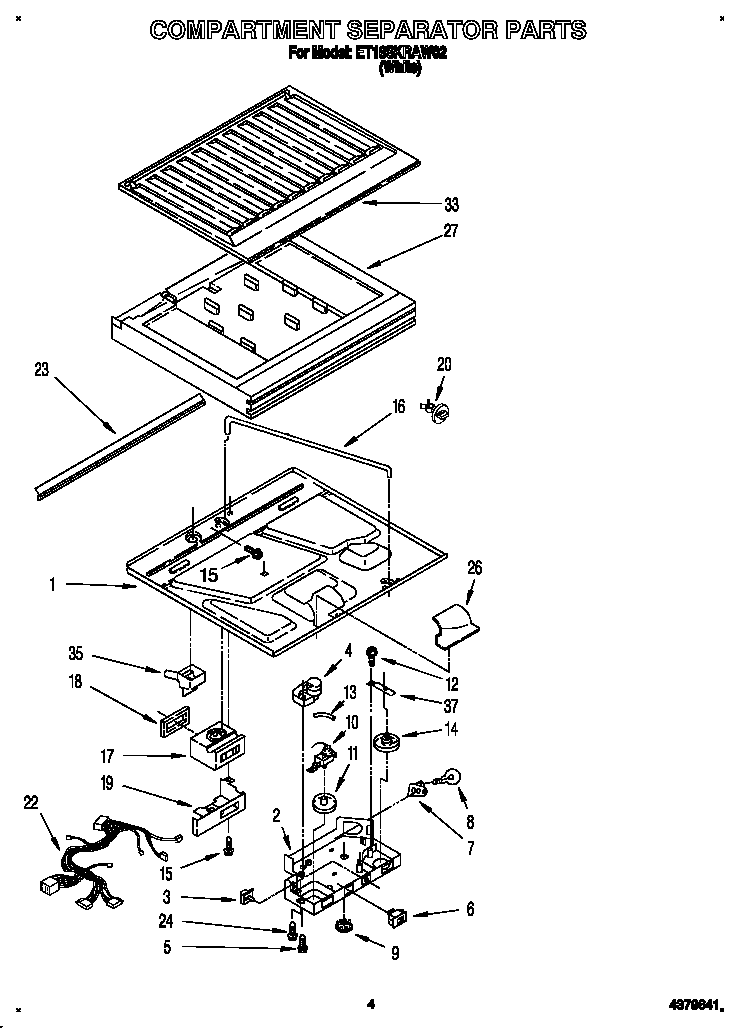Compartment separator