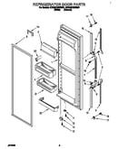 Refrigerator door