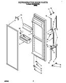 Refrigerator door