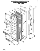 Refrigerator door