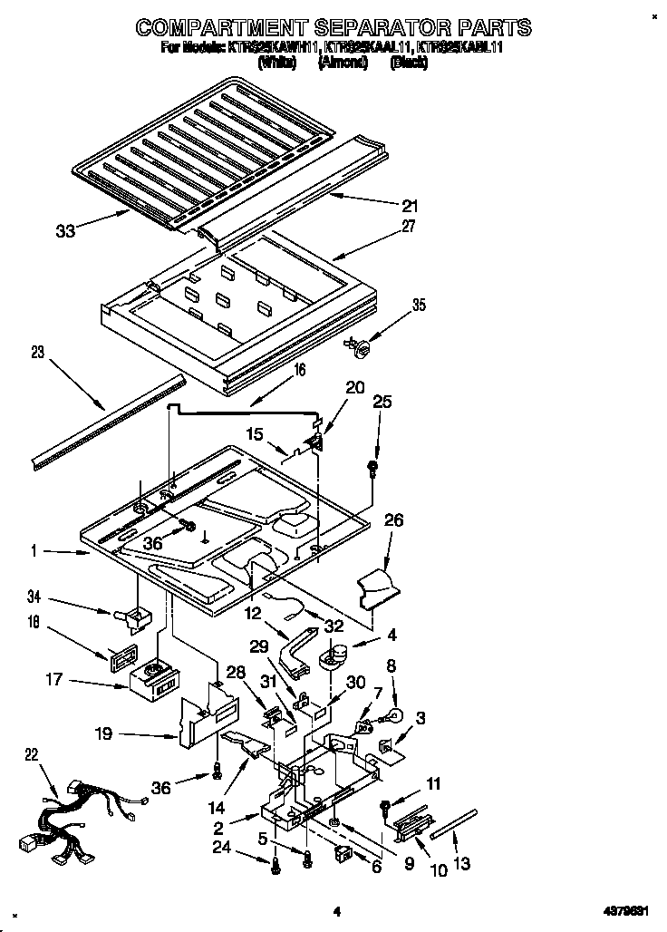 Compartment separator
