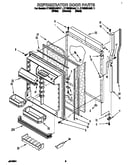 Refrigerator door