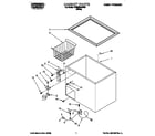 Roper RH0500RAW00 cabinet diagram