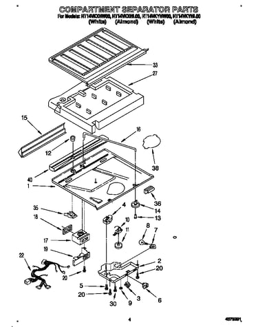 Compartment separator