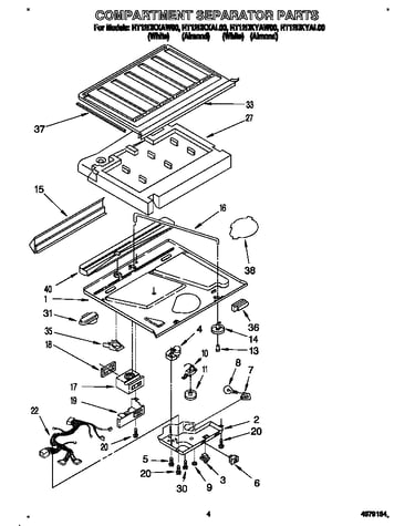 Compartment separator