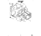 Whirlpool RF350BXBW0 oven diagram