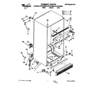 Whirlpool 8ET18ZKXBW00 cabinet diagram