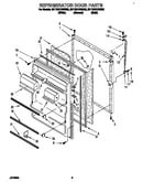Refrigerator door