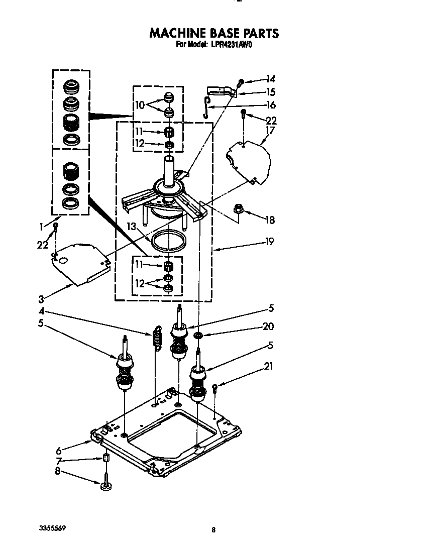 Machine base