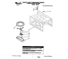 Whirlpool MT6120XBQ0 cavity and turntable diagram