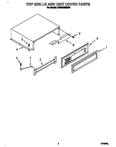 Top grille and unit cover