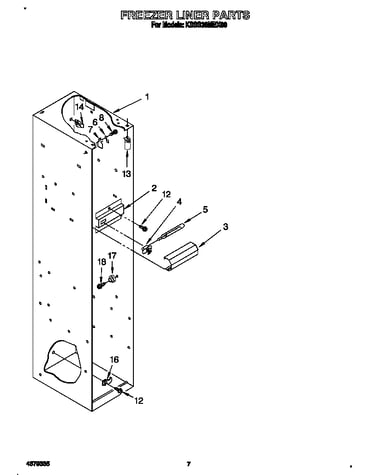 Freezer liner