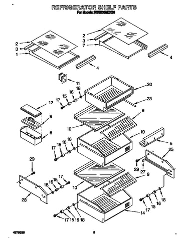 Refrigerator shelf