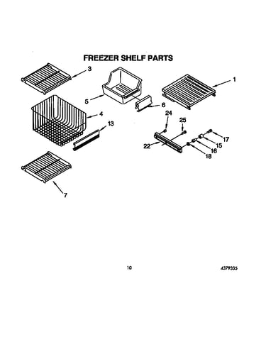 Freezer shelf