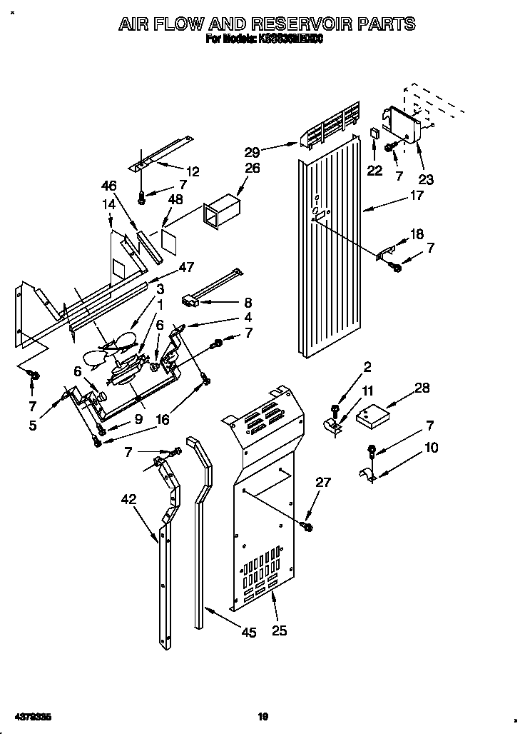 Air flow and reservoir