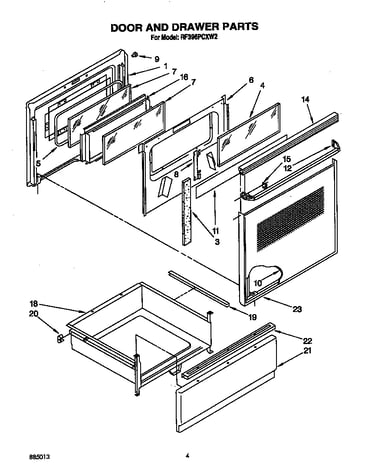 Door and drawer