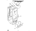 Whirlpool ED22PFXBN00 refrigerator liner diagram