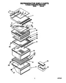 Refrigerator shelf