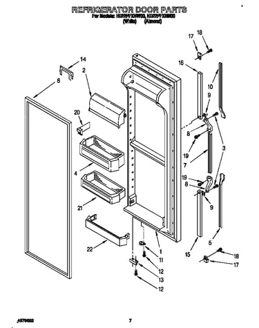 Refrigerator door