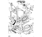 Whirlpool LGT6638AN1 cabinet diagram
