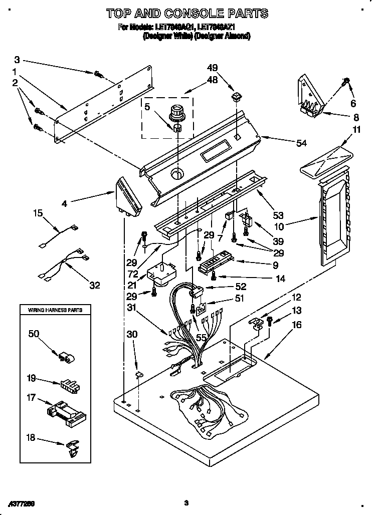 TOP AND CONSOLE