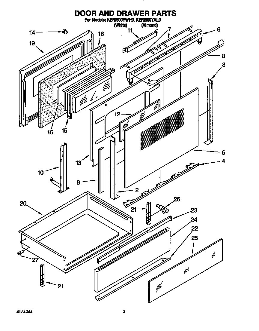 Door and drawer