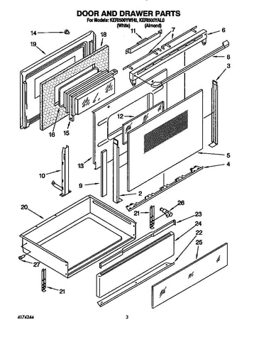 Door and drawer