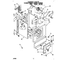 Whirlpool CEE2990AW1 cabinet diagram