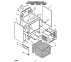 KitchenAid KERC500YWH0 oven chassis diagram