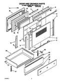 Door and drawer