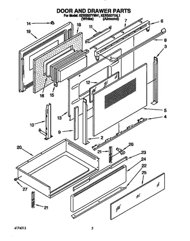Door and drawer