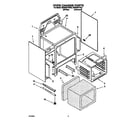 KitchenAid KERS507YWH0 oven chassis diagram