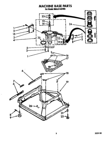 Machine base