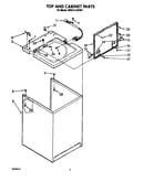 Top and cabinet