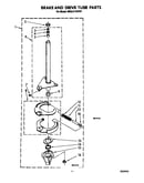 Brake and drive tube
