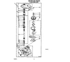 Whirlpool 6MAL5143VW1 gearcase diagram