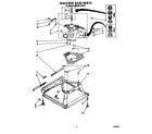 Whirlpool 6MAX5133VW1 machine base diagram