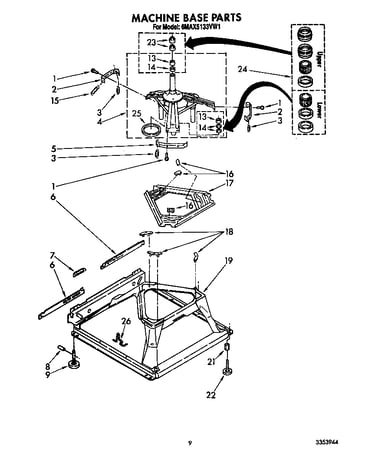 Machine base