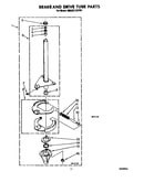 Brake and drive tube