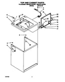 Top and cabinet