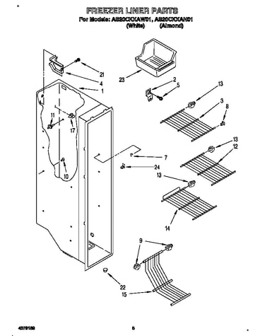 Freezer liner