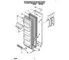 Whirlpool AS20CKXAW01 refrigerator door diagram